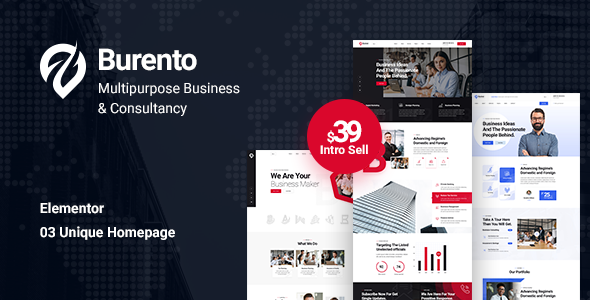 Burento - Business WordPress Theme