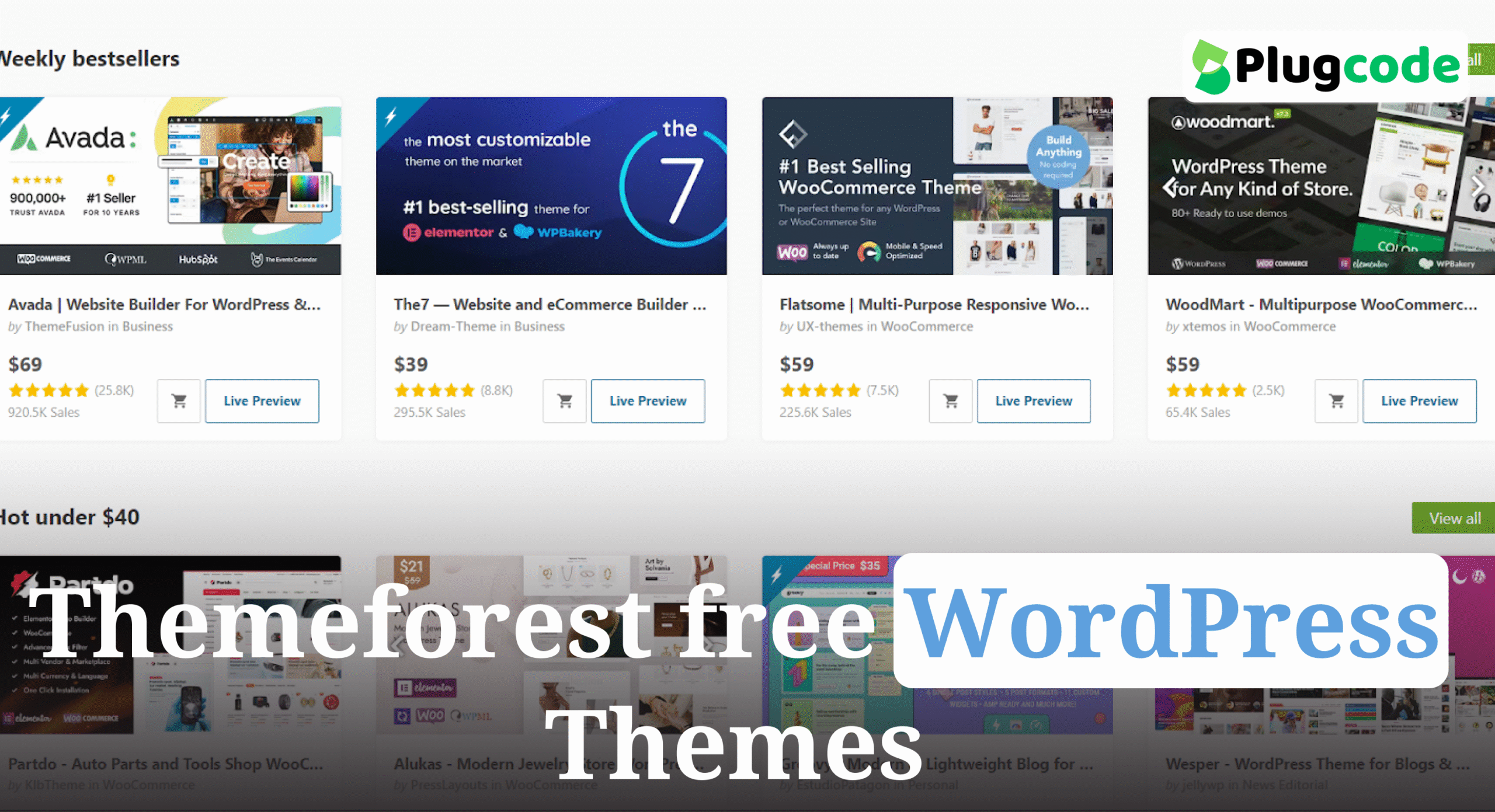 Themeforest free WordPress themes