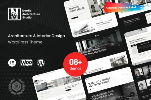 Nordic - Architecture & Interior Design WordPress Theme