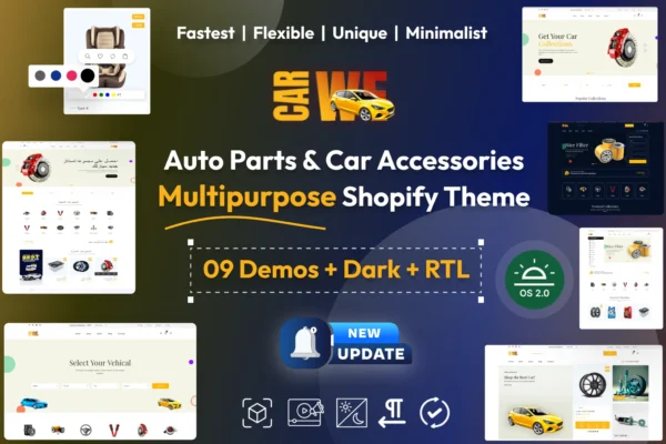 Carwe Multipurpose Shopify Theme OS 2.0