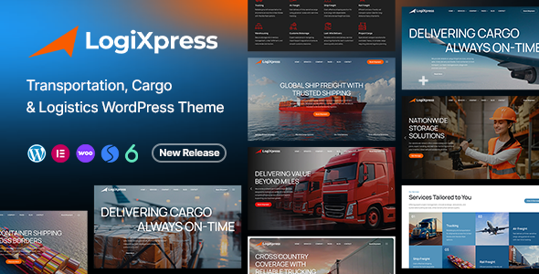 LogiXpress - Transport & Logistics WordPress Theme