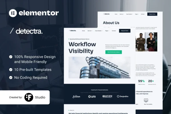 Business Process Optimization Elementor Template Kit